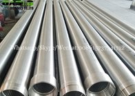 304 stainless steel wedge wire screen johnson type well screen pipe filter manufactory