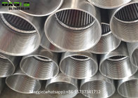 water filter mesh screen pipe johnson strainer well screen TP304L wedge wire screen cylinders pipe