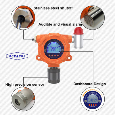 China OC-F08 Fixed Sulfur Dioxide (SO2) gas detector, test range customized, Audible-visual alarm,Explosion proof design supplier