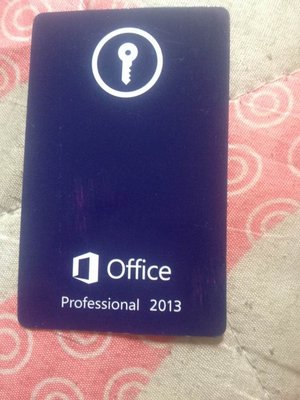 China Microsoft office 2013 Professional with genuine FPP Key card Online Activate supplier