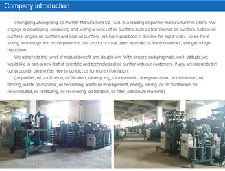Chongqing Oil Purifier Manufacture Export Co., Ltd