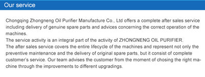 Chongqing Zhongneng Oil Purifier Manufacture Co., LTD