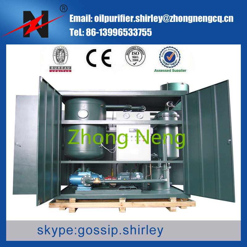 Turbine Oil Purifier Oil Recycling Plant Series TY for waste dirty tubine oil
