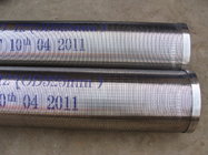 stainless steel 304 wedge wire screen/Johnson type screen/OD273mm wire wrapped screen slot 0.5mm