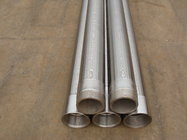 stainless steel 316 wedge wire screen with threads coupling/Johnson type screen/OD168mm wire wrapped screen slot 0.75mm