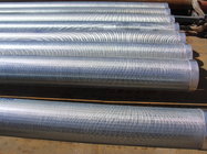 steel galvanized wedge wire screen with welded ring//OD168mm wire wrapped screen slot 1 mm