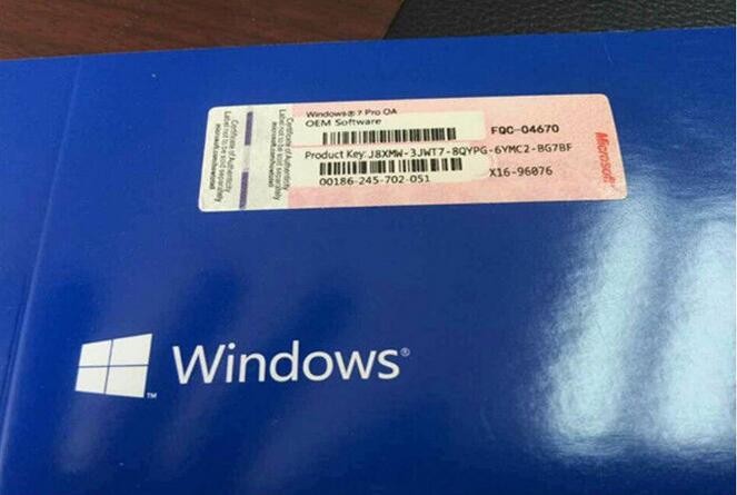 Computer Windows 7 Professional Retail Box Softwares with COA sticker
