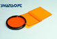Band pass interference filter 10bands per inch optical orange filter window supplier