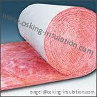 pink roofing glass wool rolls thermal insulation materials