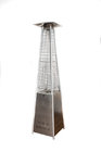 Tall Quartz Glass Tube Patio Heater , Powder Coated / Stainless Steel Gas Patio Heater