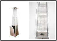 Decorative Square Glass Tube Patio Heater 8kW All Weather Protective