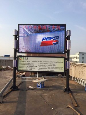 China P8 SMD Outdoor SMD LED Display , HD Full Color LED Display For Advertisement Billboard supplier