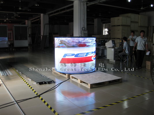 China P10 Outdoor Full Color Rental Led Display Curved Led Screens 96 × 96 Pixels supplier
