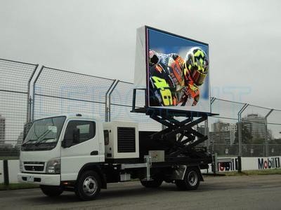 China Super Even Surface Truck Mounted Led Display ROHS Led Advertising Screens supplier