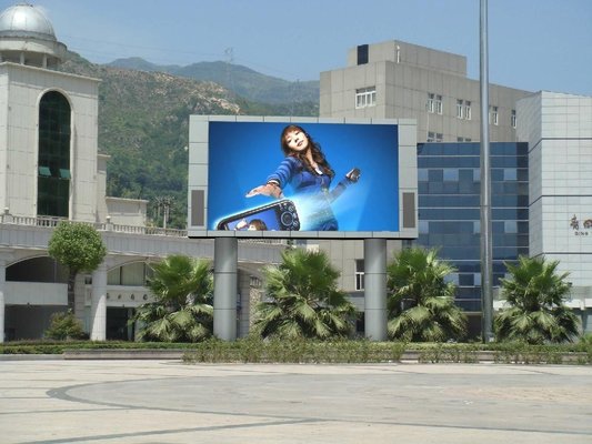 China High Contrast Full Color SMD LED Display Outdoor P10 Big View Angle supplier