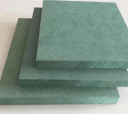 China Waterproof glue 18mm MDF board/Water resistant MDF board/Waterproof green MDF supplier