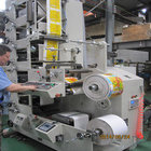 RY480-5C Five colors UV dryer flexo printing label machine Speed 60 m per minute