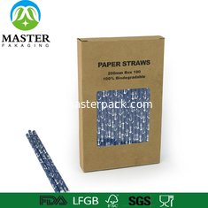 China Biodegradable disposable colorful drinking paper straws supplier