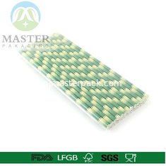 China Eco-friendly colorful Bamboo drinking paper straws supplier