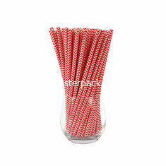 China 8mm biodegradable and compo stable paper drinking straws supplier