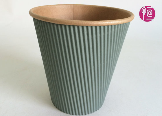 China Customized biodegradable Flower Paper Pot With Ripple Structure supplier
