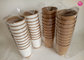 Kraft Hot Double Wall Paper Cups , insulated disposable coffee cup printing supplier