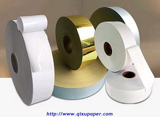 Supply Thermal matte glossy Self-adhesive Paper material Rolls Stickers Labels