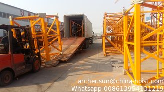 China Potain type tower crane 5ton to 20 tons supplier