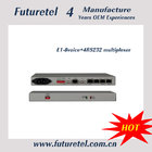 China Fiber Optical E1 interface 8 4voice 4 Ethernet 4RS232 multiplexer manufacturer