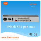 China High Reliability and Stability 8E1 TO FE  2RS232/422/485 PDH Fiber Optical Multiplexer company