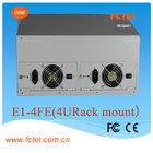 China Fast E1 to 4fe Protocol Media Converter manufacturer