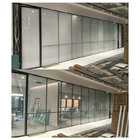Smart glass partition wall PDLC film aluminium swing casement windows doors