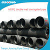 400mm Junxing HDPE double wall culvert pipe for hotel sewer water sn8
