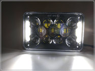 DC12V IP68 5inch 4x6 inch 60W LED Headlights Rectangular Replacement H4651 H4652 H4656 H4666 H6545 with DRL
