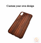 Customized Wood Printed Cell Phone Covers For IPhone X , 3D Sublimation Blank Phone Case