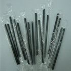 disposable straw black long thin black color plastic PP straws 19 CM * 0.5 CM