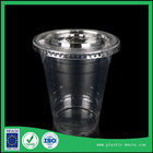 transparent plastic disposable cups with lids