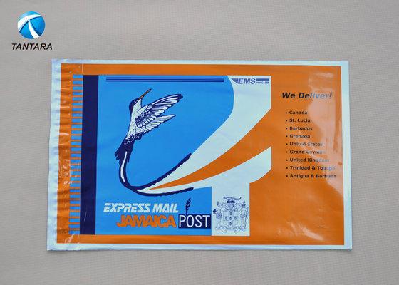 China Environmental protection plastic postage bags , Custom printed courier bags supplier