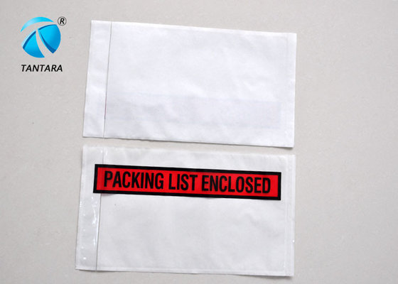 China Waterproof Shipping Packing List Enclosed Envelopes with self adhesive supplier