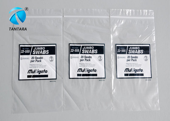 China Plastic / PE / Poly Ziplock Plastic Bags , reclosable waterproof zip lock bags supplier
