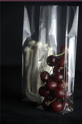 China Dry Fruit Transparent Opp Bag Package , Plastic Block Bottom supplier