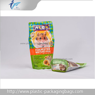 China PET/NY/PE Stand Up Packaging Pouches For Pet Food , Candy , Snack supplier