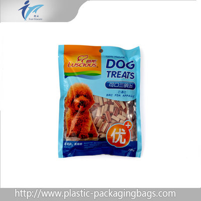 China Recyclable Moisture Proof With Zipper Pet Food Packaging Bags supplier