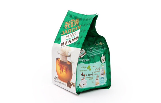 China Side Gusset Heat Seal Coffee Bag Packaging , 4 Side Seal Bags supplier