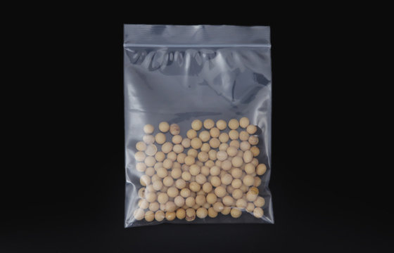 China Snack Food Plastic  Bags , PE Clear Zipper Pouch supplier