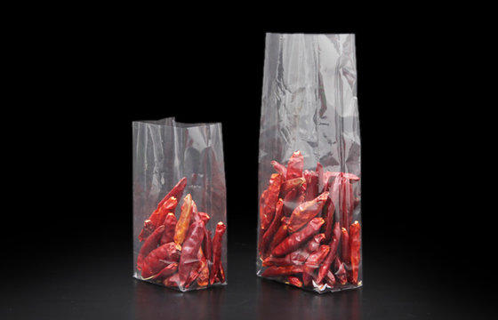 China CPP Clear Square Bottom Packaging Bags For Cooking Spices supplier