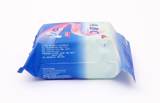 China Environmental Protection Vacuum Sanitary Napkin Bags , Disposal Bags For Sanitary Pads supplier