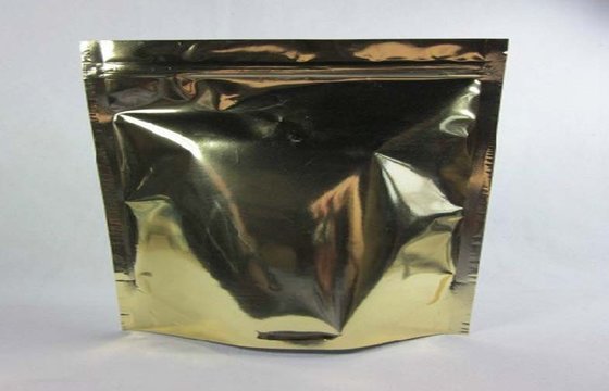 China Aluminum Foil Coffee Bag Packaging Zipper Top Gravure Printing , One Side Clear supplier