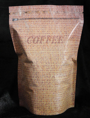 China PET/AL/PE Coffee Packaging Bags with Zipper Top , Gravure Printing supplier