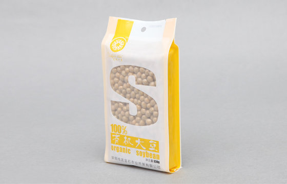 China Custom Printed NY/PE Rice Packaging Bag Heat Seal , Gravure Printing 200 Gram supplier